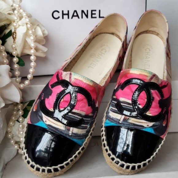 CHANEL Shoes - Chanel Classic Espadrille Flats!